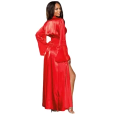 Women's Red Glamour Valentine Long Robe