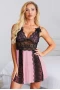 Women's Sweet Pink Lace Nightdress Babydoll