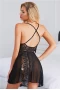 Women's Black Lace Nightdress Babydoll