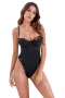 Women's Black Lace Relish Bodysuit