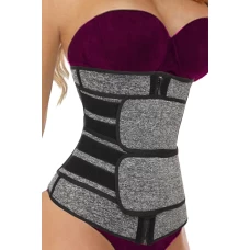 Women‘s Gray Sauna Sweat Sport Girdles Neoprene Body Shaper