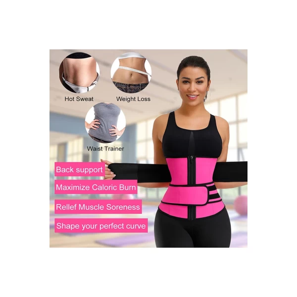 Women‘s Rose Sauna Sweat Sport Girdles Neoprene Body Shaper