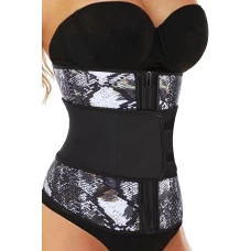 Women‘s Gray Neoprene Snake Waist Cincher