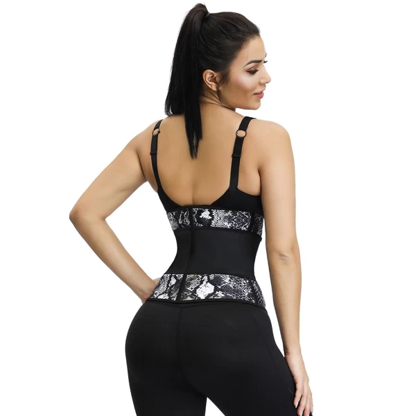 Women‘s Gray Neoprene Snake Waist Cincher