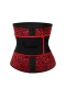 Women‘s Red Neoprene Leopard Waist Cincher