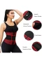 Women‘s Red Neoprene Leopard Waist Cincher