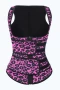 Women‘s Leopard Latex Underbust Sport Girdle Waist Trainer