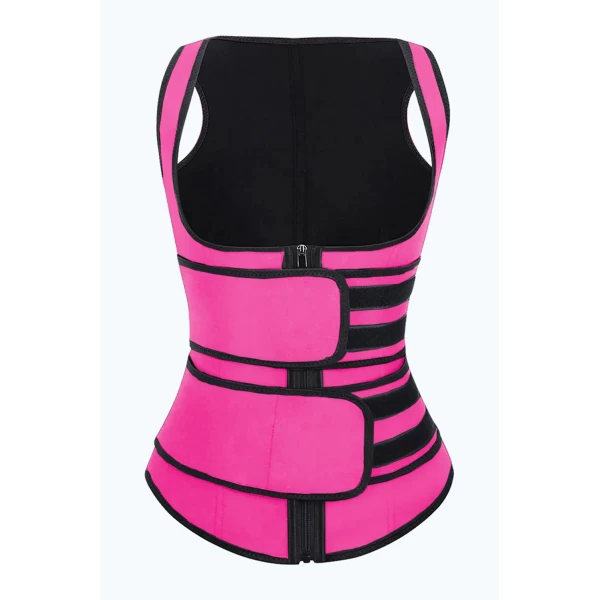 Women‘s Rose Latex Underbust Sport Girdle Waist Trainer