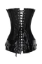 Women‘s Brocade Steampunk Corset with Clasp Fasteners