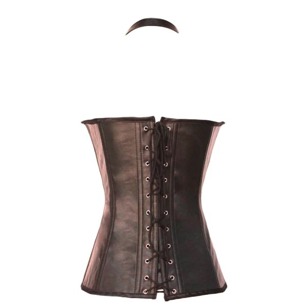 Women‘s Coffee Buckle-up Steampunk Corset