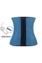 Women‘s Blue Steel Bone Latex Under Bust Corset