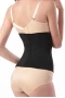 Women‘s Black 4 Steel Bones Sport Waist Slimming Shaping Corset