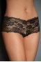 Women‘s Black Lace Naughty Knicker