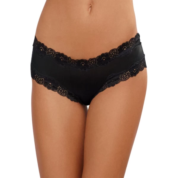 Women‘s Black Hollow Out Lace Underwear