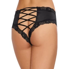 Women‘s Black Hollow Out Lace Underwear