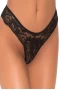 Women‘s Bowknot Solid Color Lace Underwear