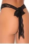 Women‘s Bowknot Solid Color Lace Underwear