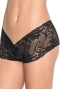Women‘s Black Hollow Out Lace Package Hip Underwear