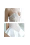 Chemise Babydoll Set Cute Point Sheer Lingerie White