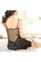 Soft Sleepwear Sexy Lace Chemise Nightgown Babydoll Black