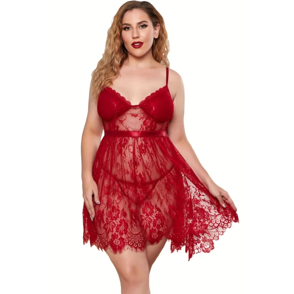 Sexy Chemise Exotic Nightgowns Bridal Nightdress Red 1352