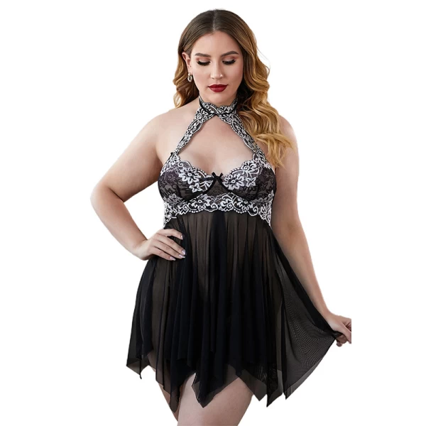 Sexy Chemise Exotic Nightgowns Bridal Nightdress Black 1375