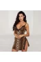 Women Lace Negligee Lingerie Sexy Leopard Outfits