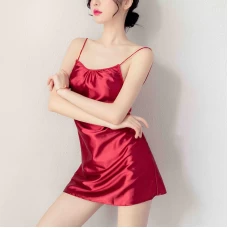 Women Sexy Lingerie, Ladies Strapless Backless Sling Sleepdress