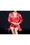 Women Floral Satin Kimono Robe Bride Bridesmaids