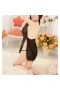 Lace Babydoll Strap V Neck Chemise Teddy Black