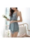 Lace Trim Cami and Shorts Straps Set Sleepwear