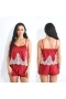 Soft Lace Cami Set with Short Pants Nightwear