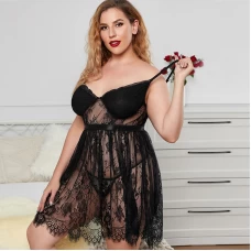 Sexy Chemise Exotic Nightgowns Bridal Nightdress Black
