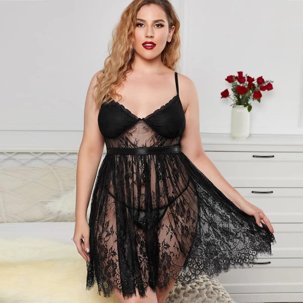 Sexy Chemise Exotic Nightgowns Bridal Nightdress Black