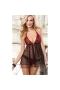 Babydoll Lace Chemise Strap Teddy V Neck Sleepwear