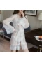 Deep V Nightwear Mesh Sheer Chemises Robe White