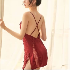 Lace Babydoll Sexy Chemise Exotic Nightgowns Red