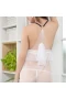 Halter Babydoll Nightwear Set Mesh Sheer Nightgown