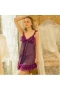 Princess Nightgowns Floral Lace Chemise Lingerie Purple