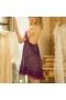 Princess Nightgowns Floral Lace Chemise Lingerie Purple