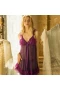 Princess Nightgowns Floral Lace Chemise Lingerie Purple