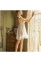 Princess Nightgowns Floral Lace Chemise Lingerie White