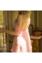 Women Floral Lace Babydoll Sleepwear Langeray Pink