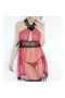 Babydoll Lingerie Lace Chemise Halter Nightwear Red