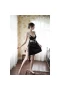 Satin Lace Nightgown Babydoll Sleepwear Dress Black