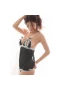 V Neck Chemise Strap Nightwear Mesh Teddy