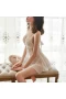 Women Lingerie Babydoll Nightgown Mesh Chemise White