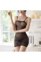 Sexy Sheer Mesh Babydoll Seamless Teddy Dresse