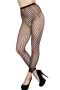 Women's Sexy Hosiery Fashion Fishnet Footless Tights W Chevron Panthose