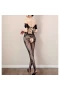 Fishnet Front Cross Off Shoulder Bodystocking Lingerie